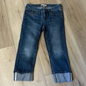 Banana cropped jeans.